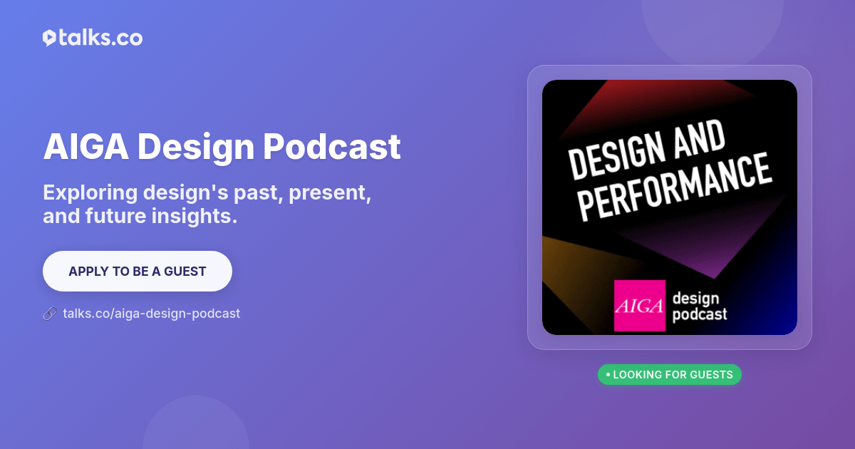 AIGA Design Podcast - Design, Arts & Education