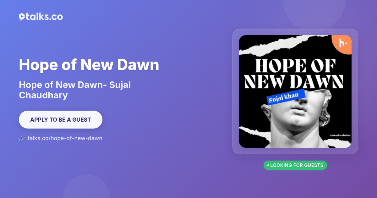 Hope Dawk Hope of New Dawn - Business, Startups & Books