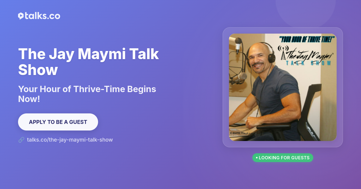 The Jay Maymi Talk Show - Personal Development & Leadership