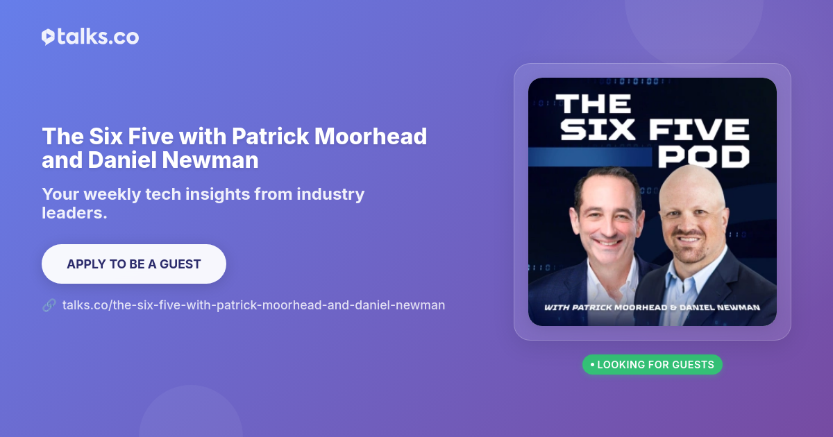 The Six Five with Patrick Moorhead and Daniel Newman - Technology